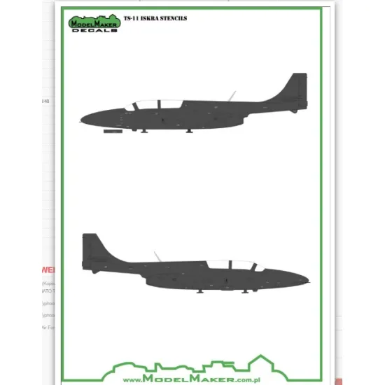 Model Maker Sd48041 1/48 Ts-11 Iskra - Stencils Kopia Decal For Aircraft