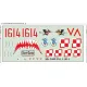 Model Maker Sd482009 1/48 Ts-11 Iskra 1614 Decal For Aircraft