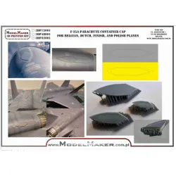 Model Maker 3dp72001 1/72 F-35a Parachute Container Cap Aircraft Accessories