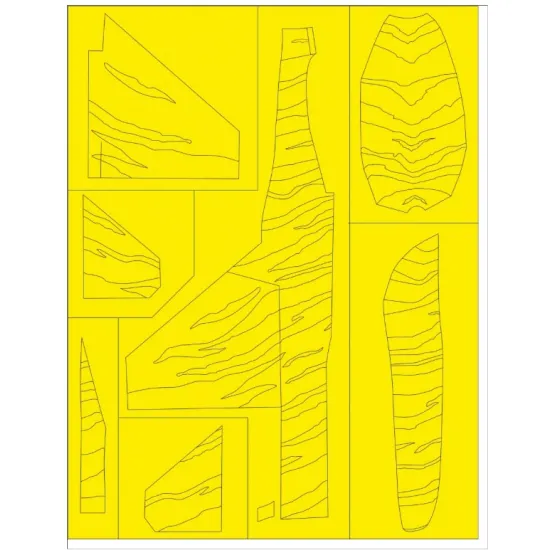 Model Maker Ymd48061 1/48 Polish F-16c Ntm 2015 - Tiger Demo Team- Masks Decals Set With Stencils