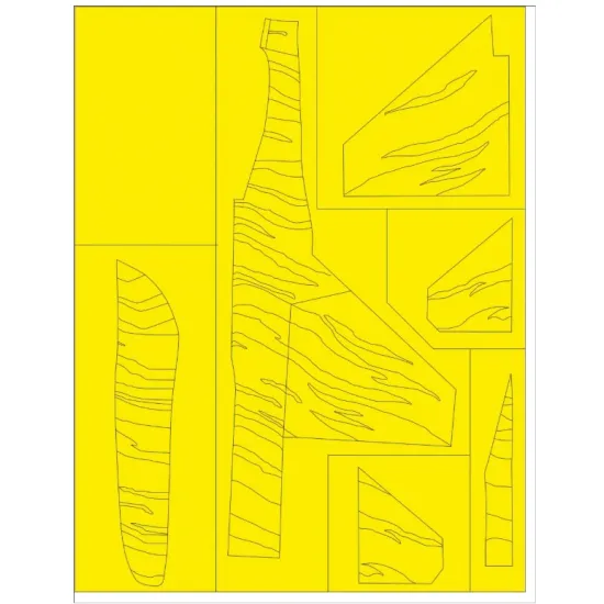 Model Maker Ymd48061 1/48 Polish F-16c Ntm 2015 - Tiger Demo Team- Masks Decals Set With Stencils