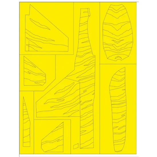 Model Maker Ymd72061 1/72 Polish F-16c Ntm 2015 - Tiger Demo Team- Masks Decals Set With Stencils