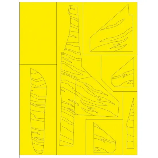 Model Maker Ymd72061 1/72 Polish F-16c Ntm 2015 - Tiger Demo Team- Masks Decals Set With Stencils