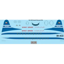 26decals 144-156 1/144 Kuwait Viscount 700 Laser Decal For Aircraft