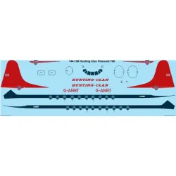26decals 144-158 1/144 Hunting Clan Viscount 700 Laser Decal For Aircraft