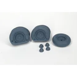 Pimp My Miniatures Afvs35-279 1/35 Vw Kubelwagen Ballon Road Wheels Flat Tires Type 2