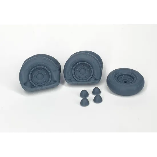 Pimp My Miniatures Afvs35-279 1/35 Vw Kubelwagen Ballon Road Wheels Flat Tires Type 2