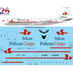 26decals 144-218 1/144 Pelican Cargo Boeing 707-320c Laser Decal For Aircraft