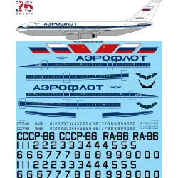 26decals 144-229 1/144 Aeroflot Il-86 Laser Decal For Aircraft