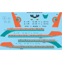 26decals 144-250 1/144 Air Ceylon Douglas Dc-8-50 Laser Decal For Aircraft