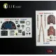 Kelik K24001 1/24 Spitfire Mk Viii Interior 3d Decals For Airfix Kit
