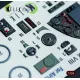 Kelik K24001 1/24 Spitfire Mk Viii Interior 3d Decals For Airfix Kit