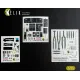 Kelik K35038 1/35 S-64e Skycrane - Interior 3d Decals For Icm Kit
