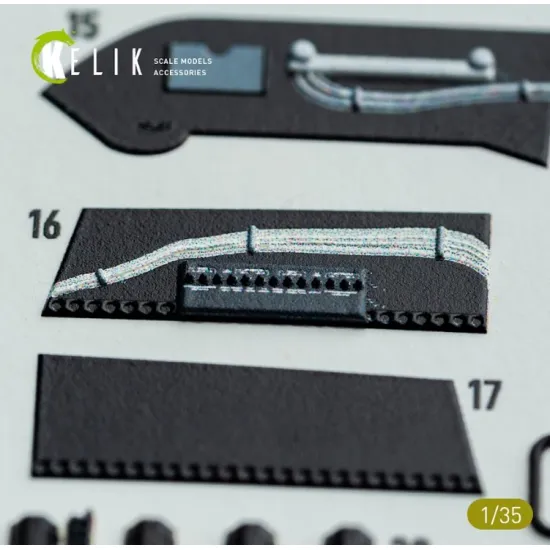 Kelik K35038 1/35 S-64e Skycrane - Interior 3d Decals For Icm Kit