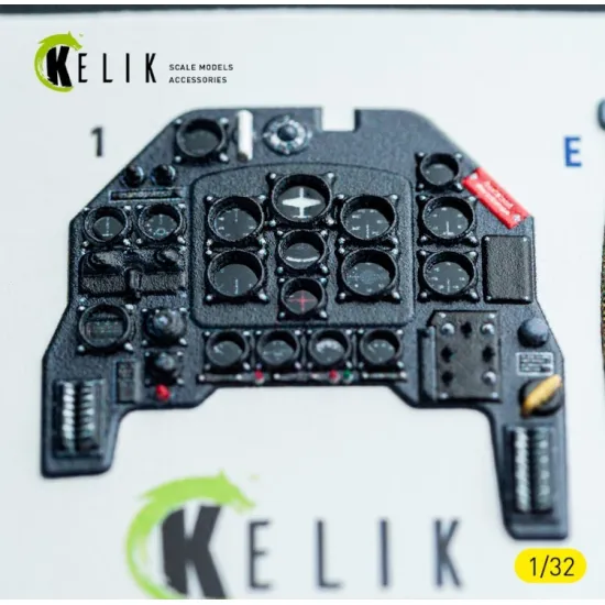 Kelik K32047 1/32 Ju-87g - Interior 3d Decals For Hasegawa Kit