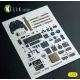Kelik K32047 1/32 Ju-87g - Interior 3d Decals For Hasegawa Kit