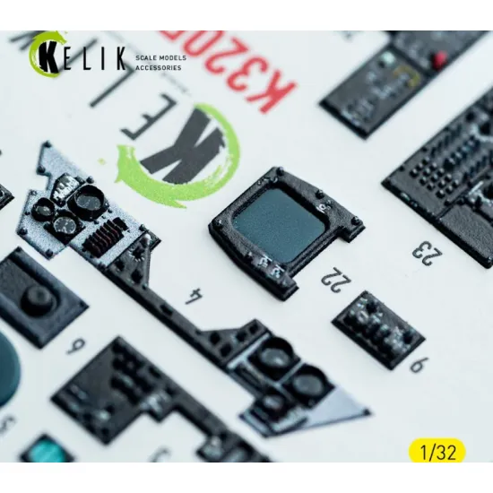 Kelik K32053 1/32 F-14a - Interior 3d Decals For Tamiya Kit