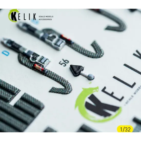 Kelik K32053 1/32 F-14a - Interior 3d Decals For Tamiya Kit