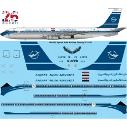 26decals 144-282 1/144 Syrian Arab Boeing 707-436 Laser Decal For Aircraft