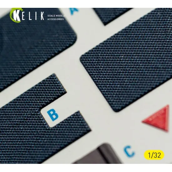 Kelik K32054 1/32 Ov-10a/C Bronco - Interior 3d Decals For Kitty Hawk/Zimi Models Kit