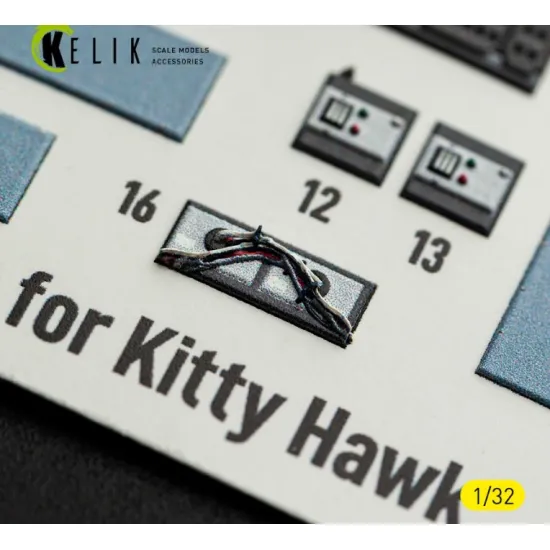 Kelik K32054 1/32 Ov-10a/C Bronco - Interior 3d Decals For Kitty Hawk/Zimi Models Kit