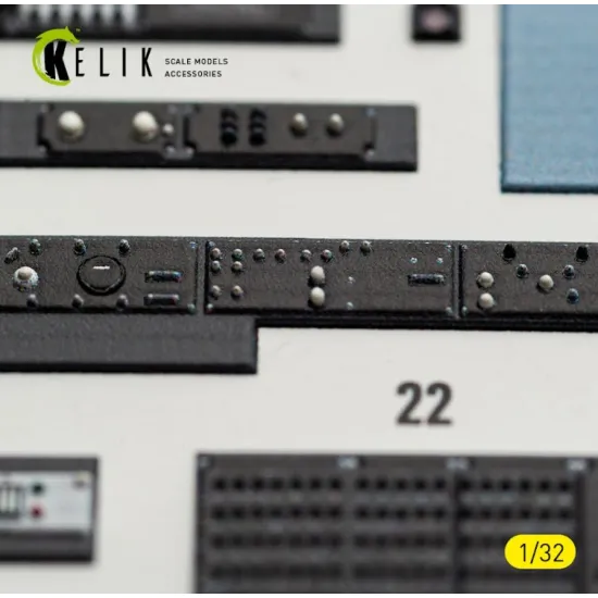 Kelik K32055 1/32 Ov-10d Bronco - Interior 3d Decals For Kitty Hawk/Zimi Models Kit