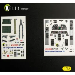 Kelik K32058 1/32 Rf-5e - Interior 3d Decals For Kitty Hawk/Zimi Models Kit