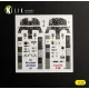 Kelik K32059 1/32 F-5f - Interior 3d Decals For Kitty Hawk/Zimi Models Kit