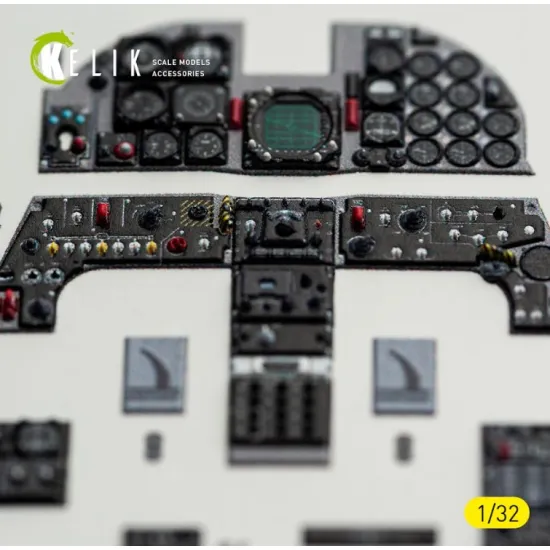 Kelik K32059 1/32 F-5f - Interior 3d Decals For Kitty Hawk/Zimi Models Kit