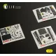 Kelik K32063 1/32 A-7e Corsair Ii - Interior 3d Decals For Trumpeter Kit