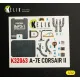 Kelik K32063 1/32 A-7e Corsair Ii - Interior 3d Decals For Trumpeter Kit