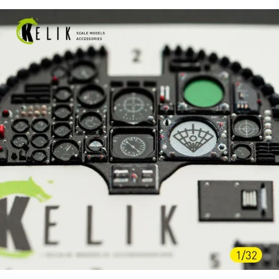 Kelik K32063 1/32 A-7e Corsair Ii - Interior 3d Decals For Trumpeter Kit