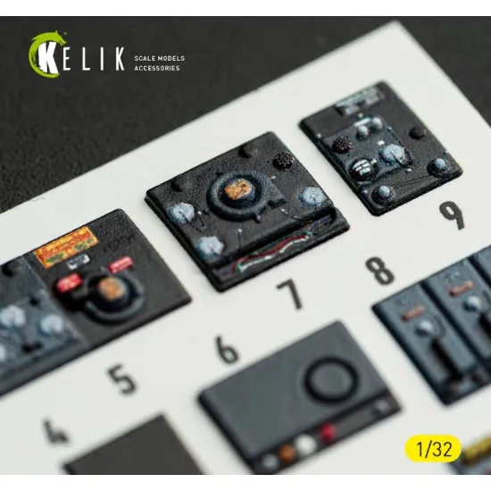 Kelik K32064 1/32 Avionics For A-7e/D Corsair Ii - Exterior 3d Decals For Trumpeter Kit