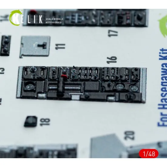 Kelik K48146 1/48 Rf-4e - Interior 3d Decals For Hasegawa Kit