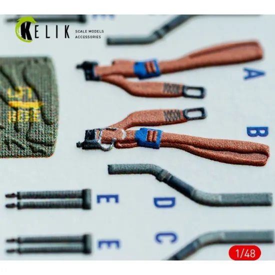 Kelik K48146 1/48 Rf-4e - Interior 3d Decals For Hasegawa Kit