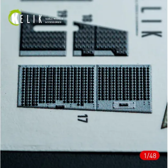 Kelik K48147 1/48 F-4j/S - Interior 3d Decals For Hasegawa Kit