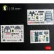 Kelik K48151 1/48 Harrier Gr3 - Interior 3d Decals For Kinetic Kit