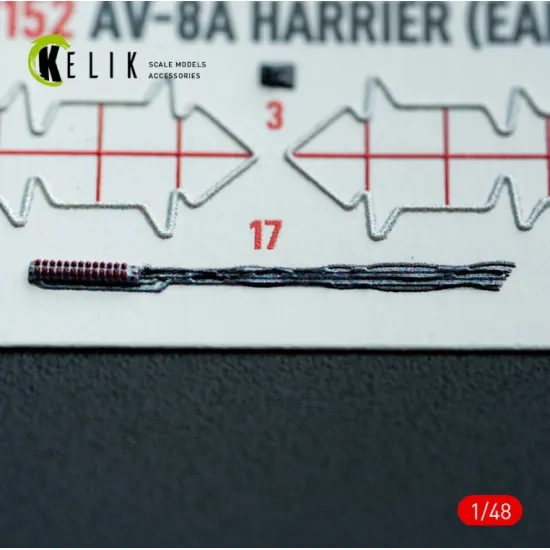 Kelik K48152 1/48 Av-8a Harrier Early - Interior 3d Decals For Kinetic Kit