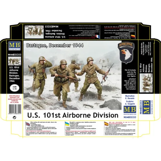 Master Box 35253 1/35 U S 101st Airborne Division Bastogne December 1944