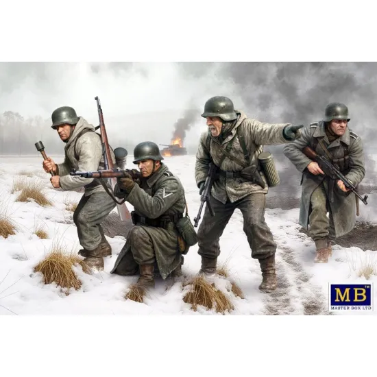 Master Box 35254 1/35 German Infantry Bastogne 1944 Wwii Era