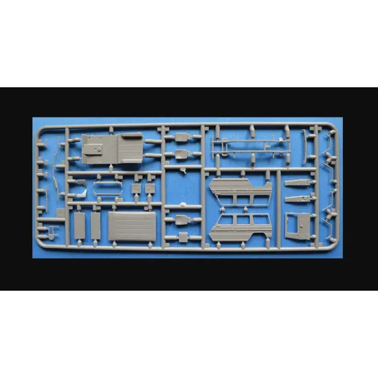 Ace 72473 1/72 Wolf Bat Ll Beweglicher Arzttrupp Luftlande Lkw 0/5t Gl Panel One Radstadt 2650 Typ460/461