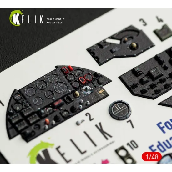 Kelik K48165 1/48 Westland Lysander Mk Iii - Interior 3d Decals For Eduard Kit