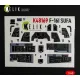 Kelik K48169 1/48 F-16i Sufa - Interior 3d Decals For Gwh Kit