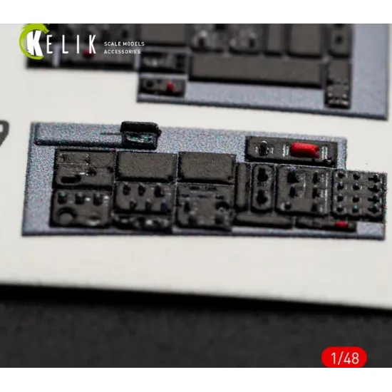 Kelik K48169 1/48 F-16i Sufa - Interior 3d Decals For Gwh Kit