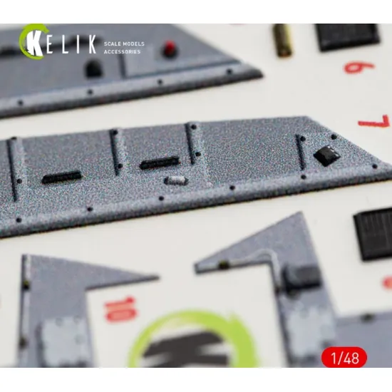 Kelik K48169 1/48 F-16i Sufa - Interior 3d Decals For Gwh Kit