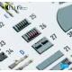 Kelik K72180 1/72 Bv-222 - Interior 3d Decals For Revell Kit