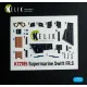Kelik K72185 1/72 Supermarine Swift Fr 5 - Interior 3d Decals For Airfix Kit