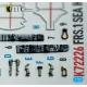 Kelik K72226 1/72 Frs 1 Sea Harrier - Interior 3d Decals For Italeri Kit