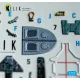 Kelik K72228 1/72 Harrier Gr1/Gr3 Early - Interior 3d Decals For Italeri Kit