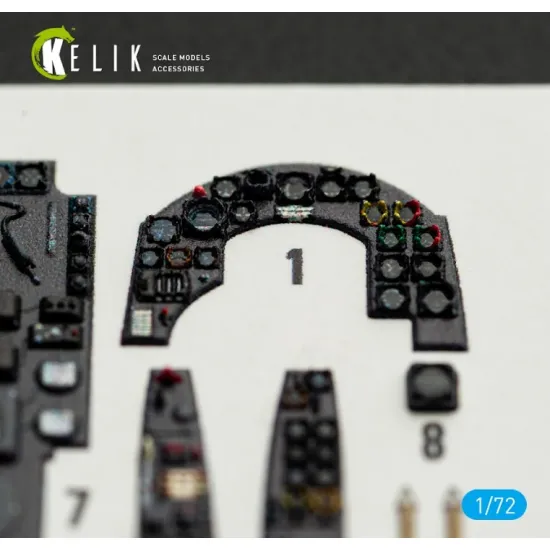 Kelik K72230 1/72 Ar-240 - Interior 3d Decals For Revell Kit